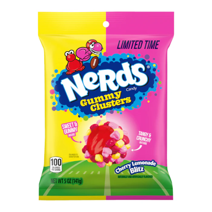 Nerds Limited Edition Cherry Lemonade Blitz Gummy Clusters (141g)