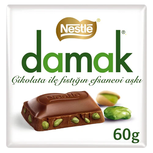 Nestlé Damak Milk Chocolate Pistachio Bar (60g)