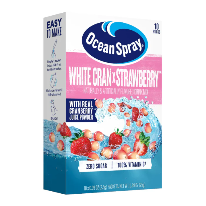 Ocean Spray White Cran x Strawberry Singles to Go (25g)
