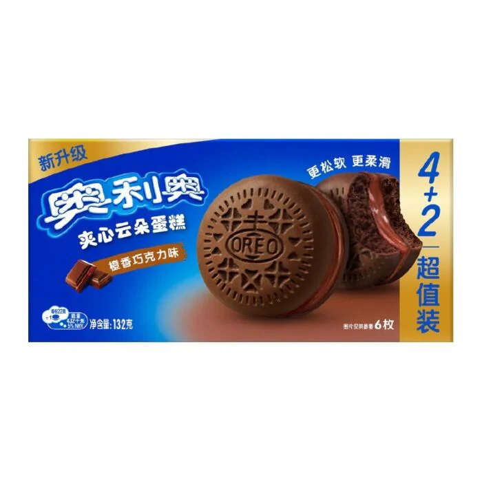 Oreo Filled Cake Orange Chocolate (132g)