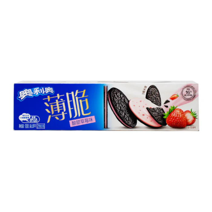 Oreo Thins Sweet & Sour Strawberry (China) (95g)