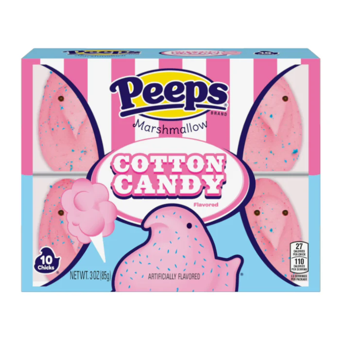Peeps Cotton Candy Marshmallow Chicks (85g)