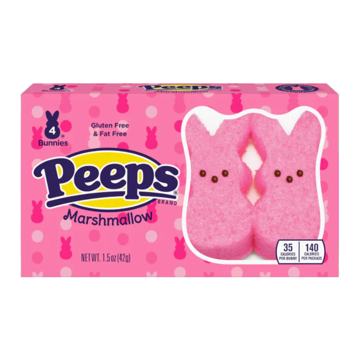Peeps Pink Marshmallow Bunnies (42g)