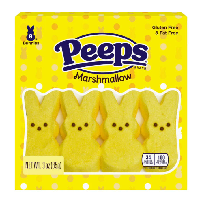 Peeps Yellow Marshmallow Bunnies (85g)