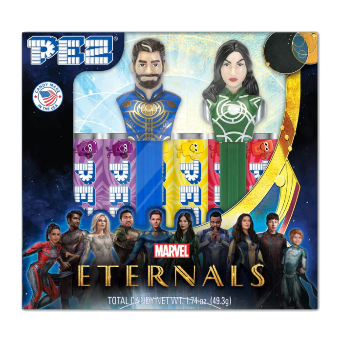 PEZ Candy Dispenser Marvel's Eternals Gift Set (49.3g)