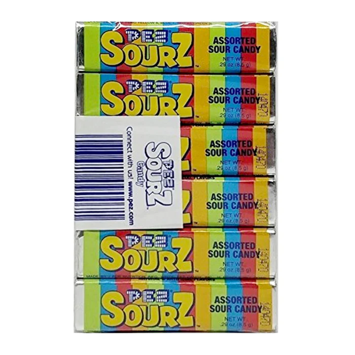 PEZ Sourz Refill 6 Pack (50g)