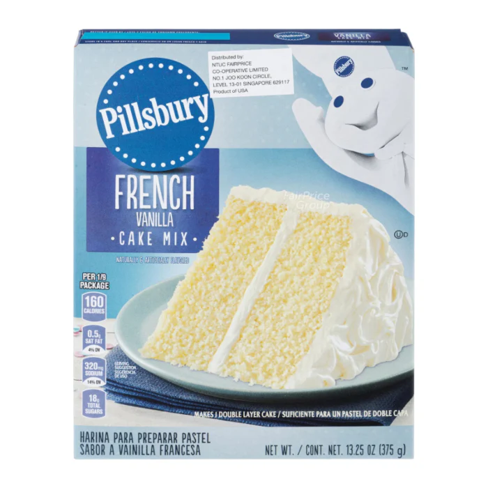 Pillsbury French Vanilla Cake Mix (375g)