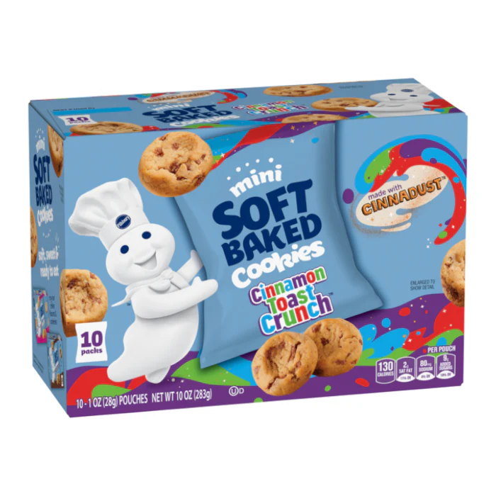 Pillsbury Soft Baked Cinnamon Toast Crunch Cookies (10 x 28g) (10 Pack)