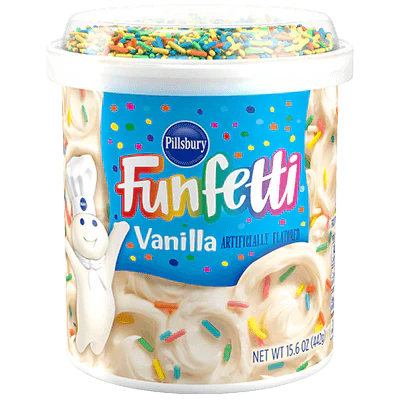 Pillsbury Funfetti Vanilla Frosting (442g)