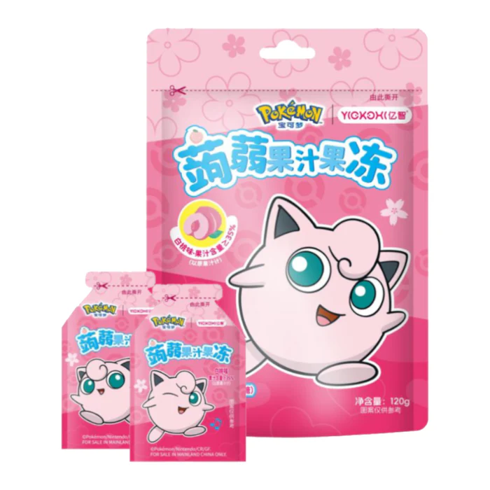 Pokemon Jelly Pods Candy White Peach (China) (120g)