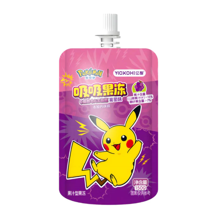 Pokemon Jelly Squeeze Candy Grape (China) (150g)