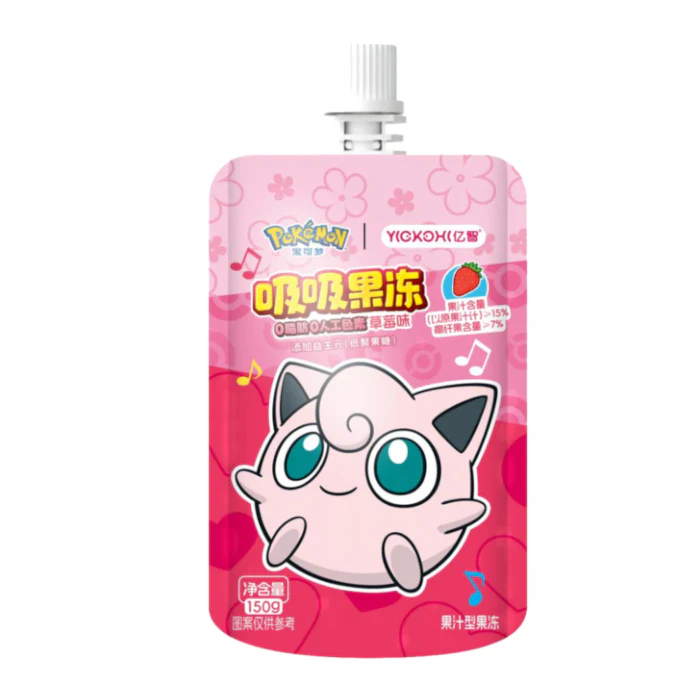 Pokemon Jelly Squeeze Candy Strawberry (China) (150g)