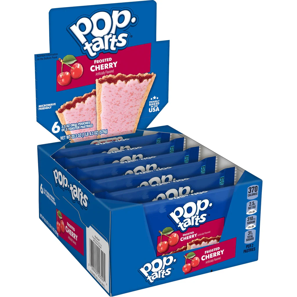 Pop Tarts Frosted Cherry 12 Pack (576g)