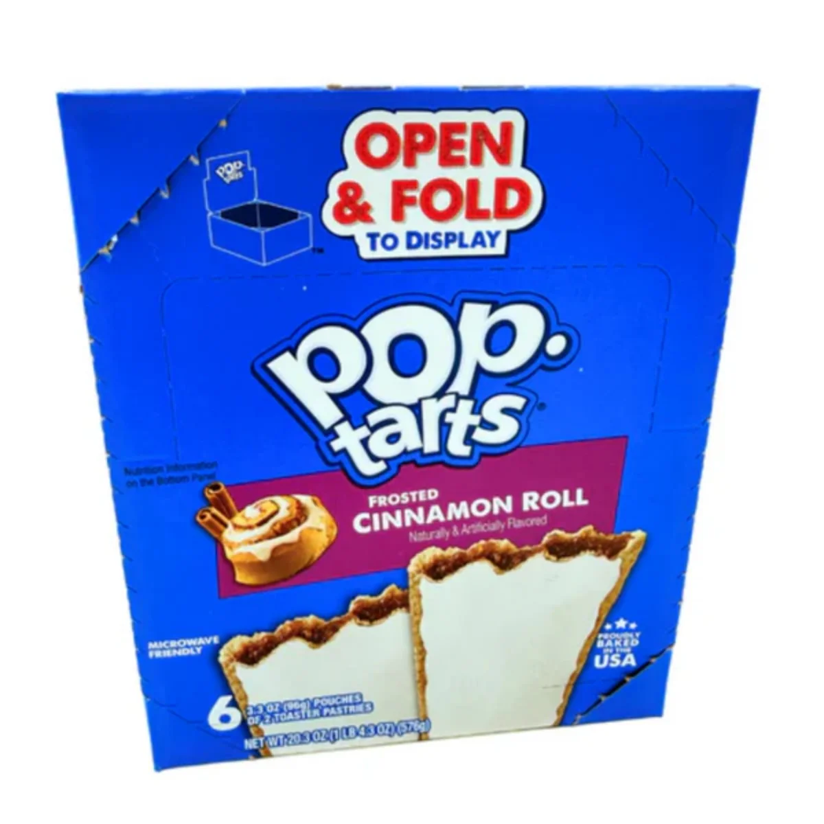 Pop Tarts Frosted Cinnamon Roll 12 Pack (576g)