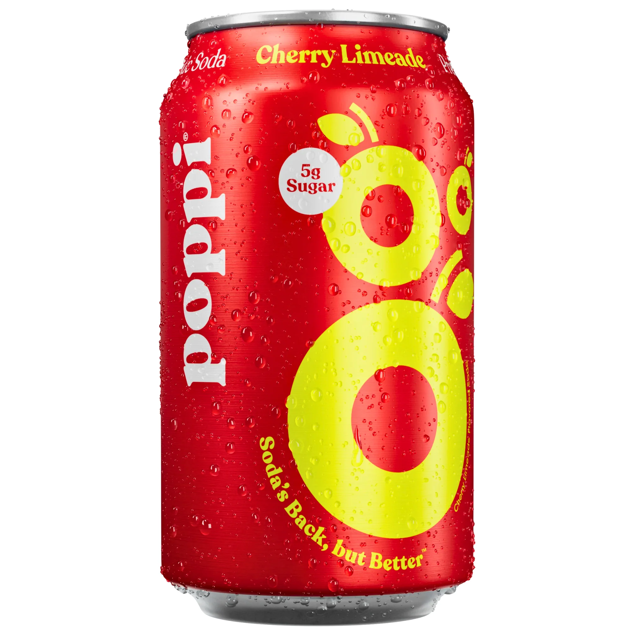 Poppi Cherry Limeade Prebiotic Soda (355ml)