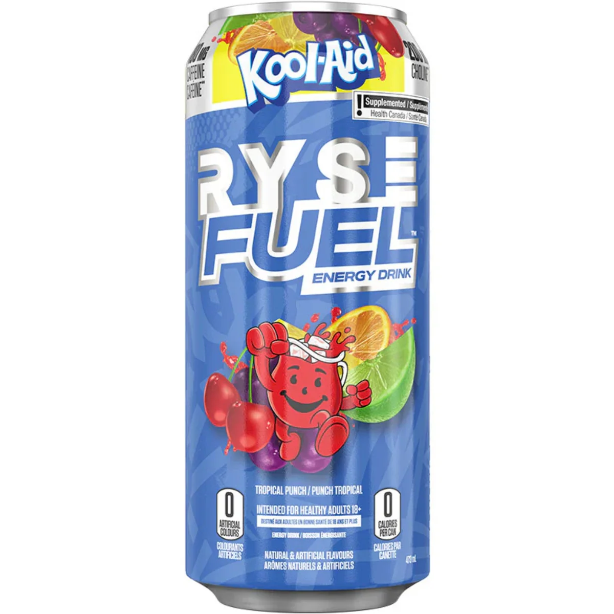 Ryse Fuel Energy Drink Kool Aid Tropical Punch (473ml)