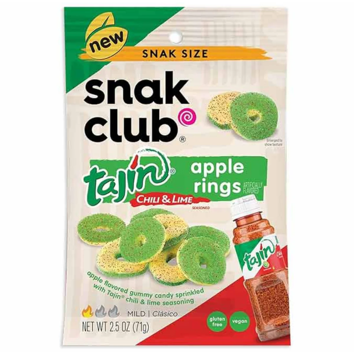 Snak Club Tajin Apple Rings (64g)