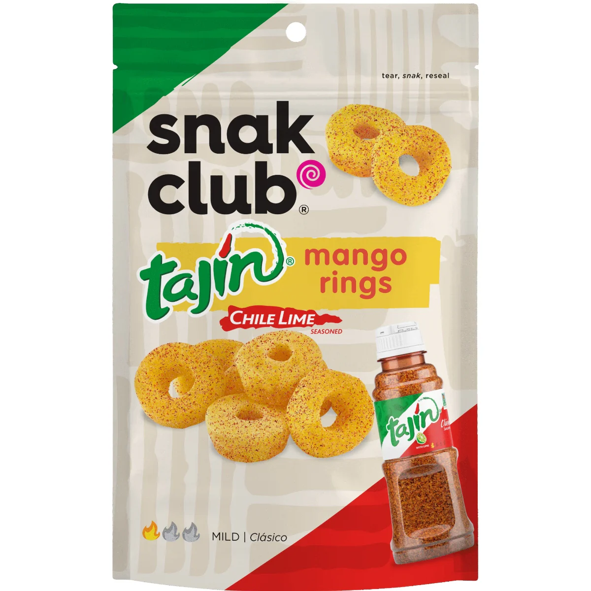 Snak Club Tajin Mango Rings (64g)