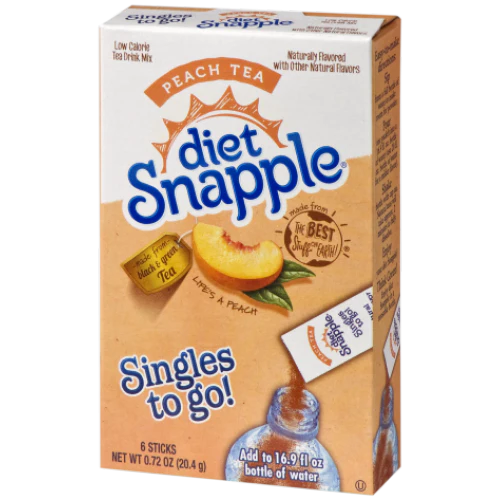 Snapple Peach Tea Singles To Go (20.4g)