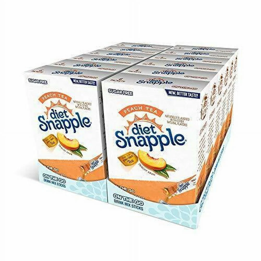 Snapple Peach Tea Singles To Go (244.8g) (12 Pack)