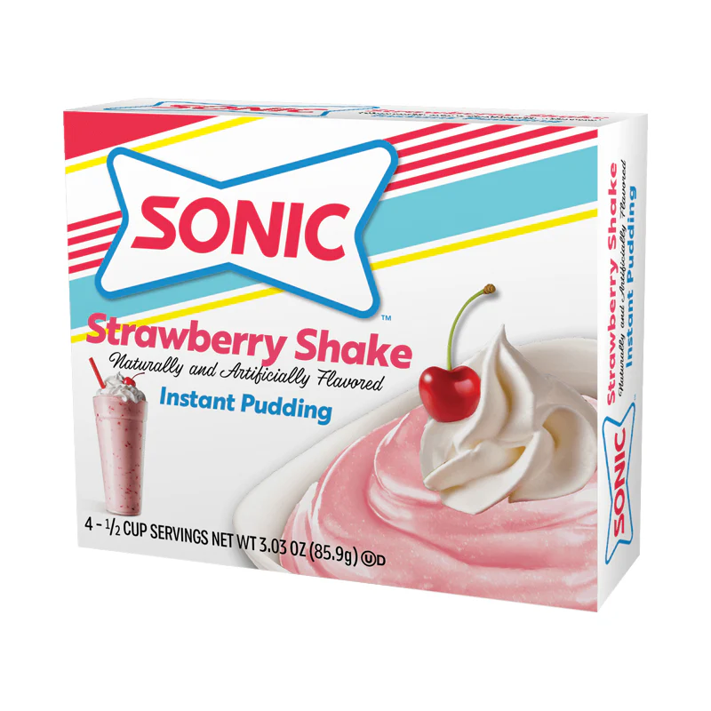 Sonic Strawberry Shake Instant Pudding (85.9g)