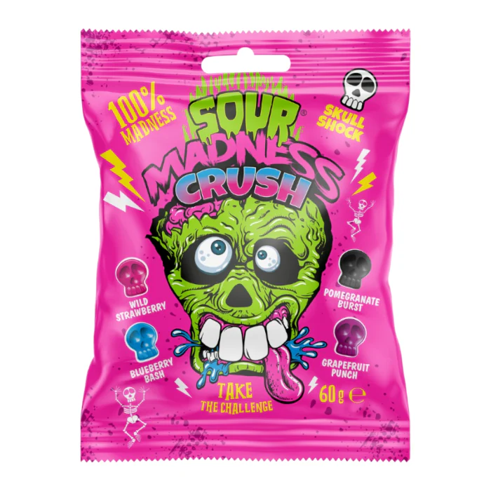 Sour Madness Crush Hard Candies (60g)