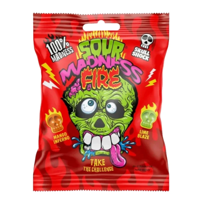 Sour Madness Fire Hard Candies (60g)