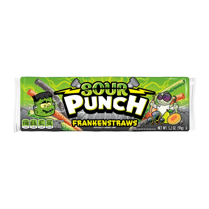Sour Punch Frankenstraws (91g)