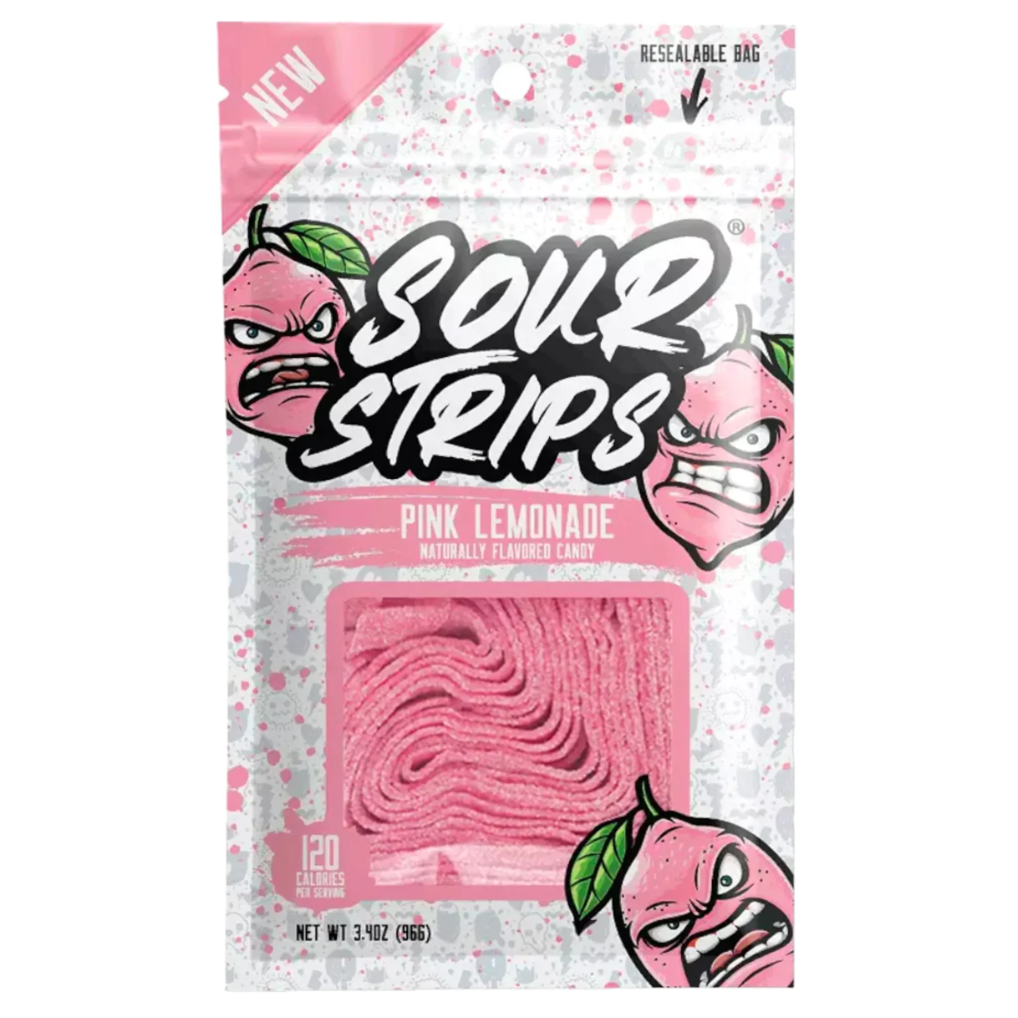 Sour Strips Pink Lemonade (96g)
