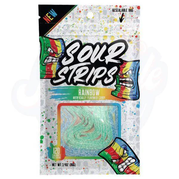 Sour Strips Rainbow Candy (96g)