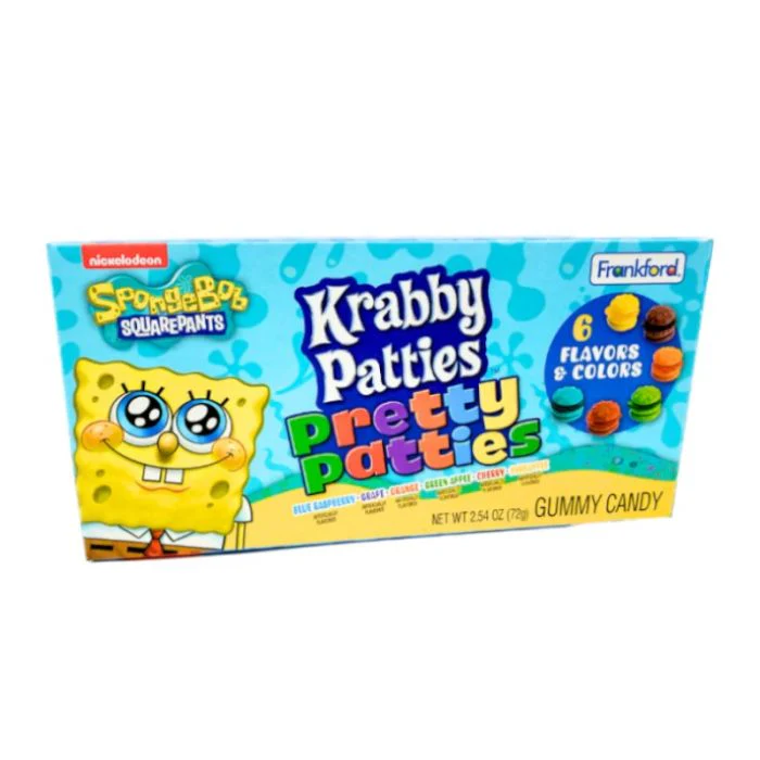 Spongebob Squarepants Gummy Krabby Pretty Patties Theatre Box (72g)
