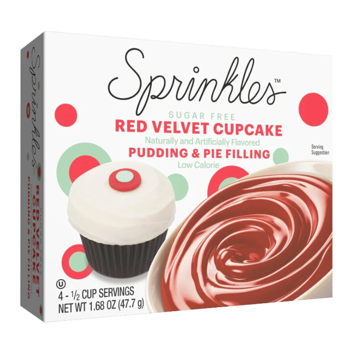 Sprinkles Sugar Free Red Velvet Cupcake Pudding Mix (47g)