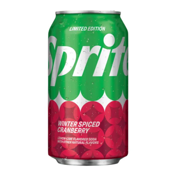 Sprite Winter Spiced Cranberry Case of 12 (355ml x12) - Image 2