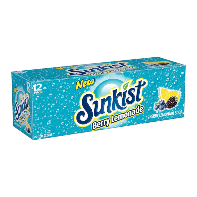 Sunkist Berry Lemonade Case of 12 (355ml x12)