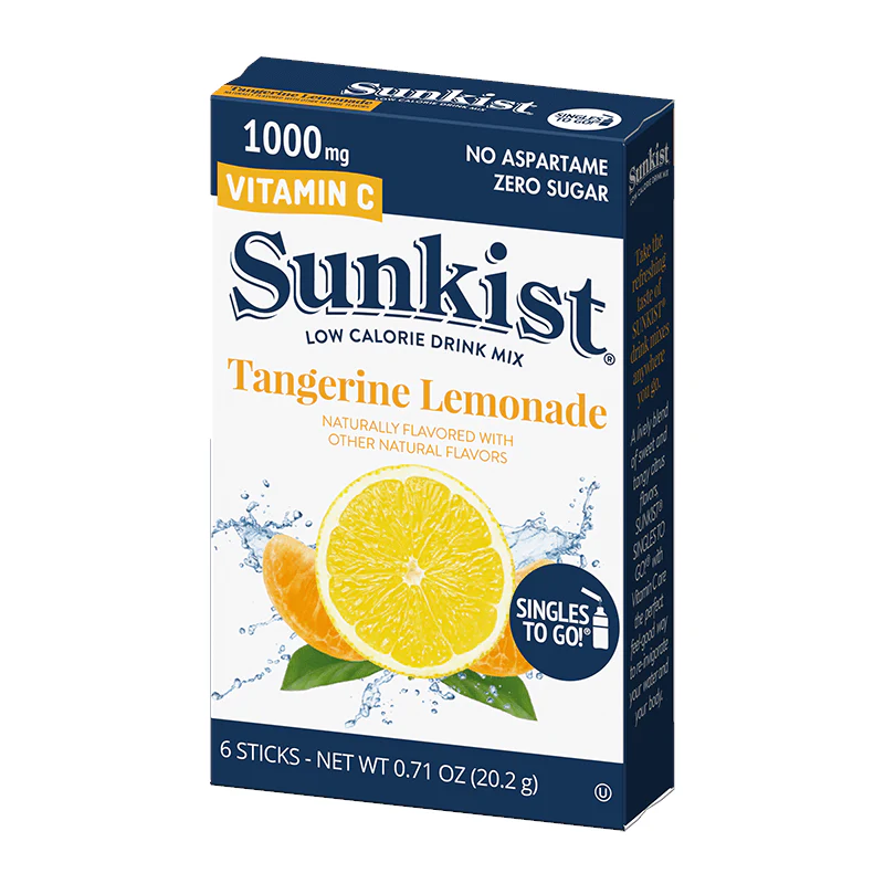 Sunkist Singles To Go Tangerine Lemonade (20.2g)