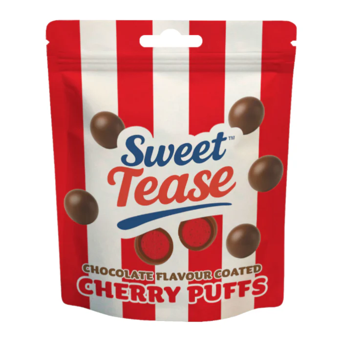 Sweet Tease Cherry Puffs (80g)