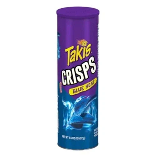 Takis Blue Heat Crisps Canister (156g)