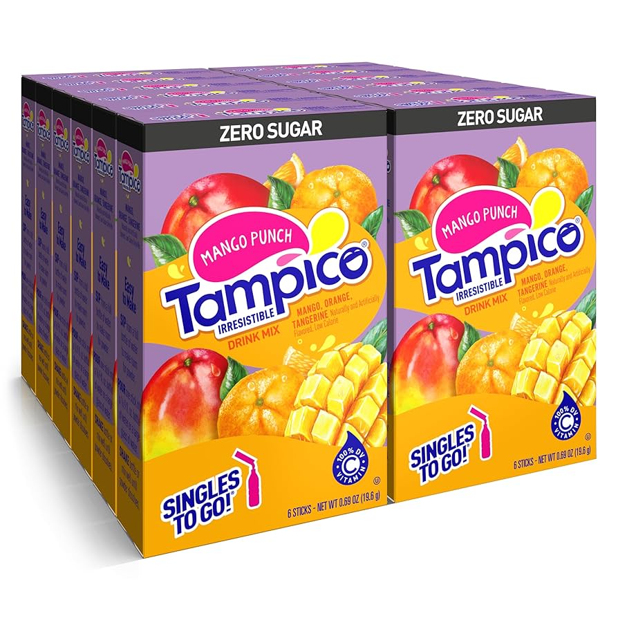 Tampico Mango Punch Singles To Go (235.2g) (12 pack)