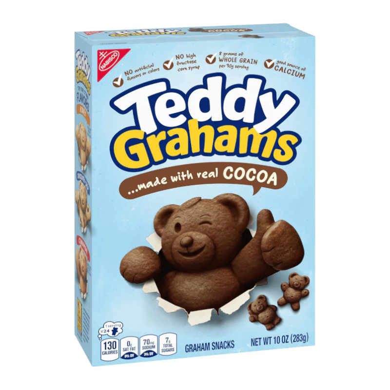 Teddy Grahams Chocolate Cereal Snack (283g)