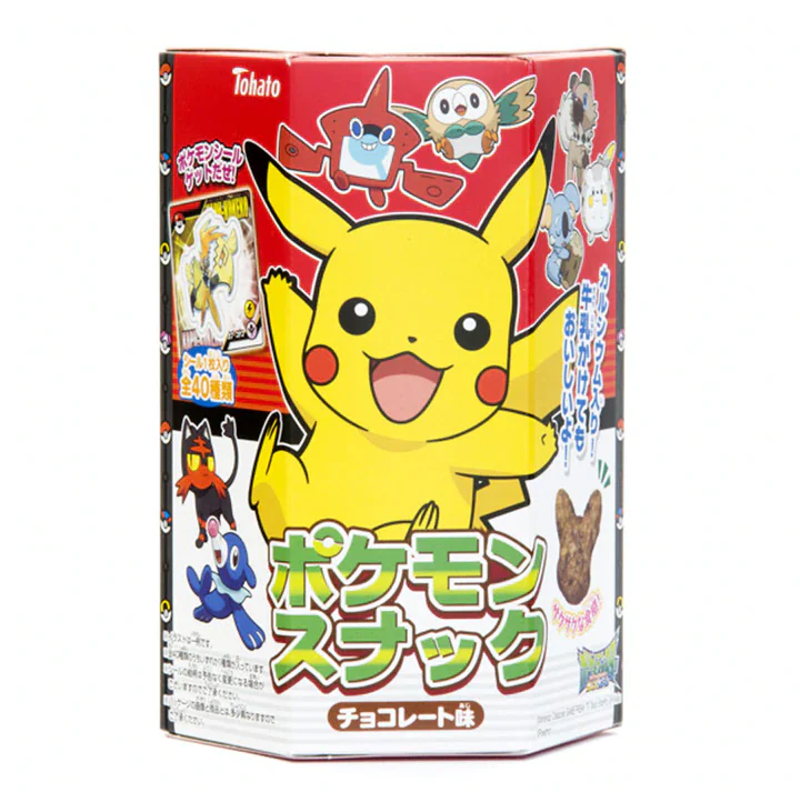 Tohato Pokemon Chocolate Flavoured Puffs (Japan) (23g)