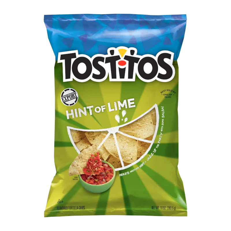 Tostitos Hint Of Lime Tortilla Chips (283.5g)