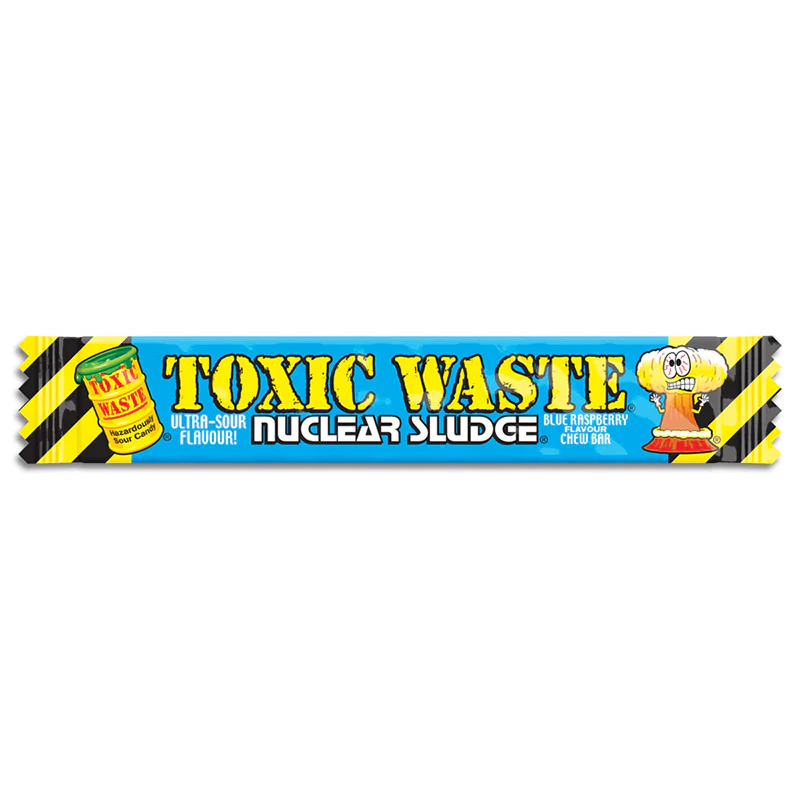 Toxic Waste Nuclear Sludge Chew Bar Blue Raspberry (20g)