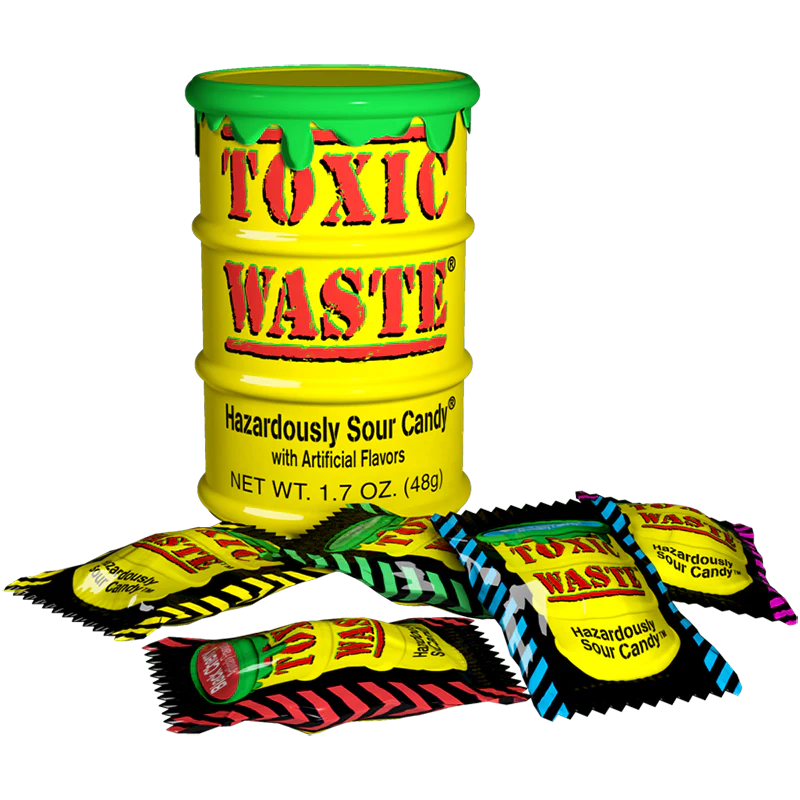 Toxic Waste Yellow Drum Extreme Sour Candy (42g)