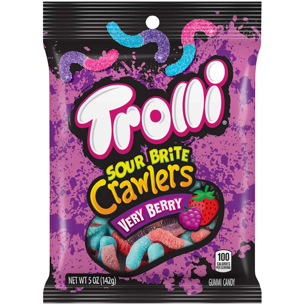 Trolli Sour Brite Crawlers Very Berry (141g)