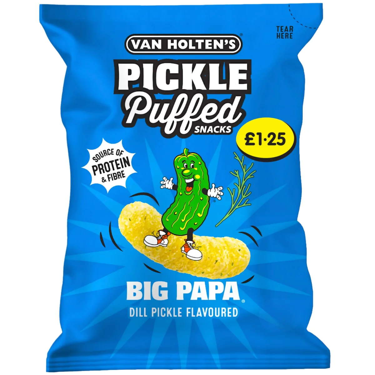 Van Holten’s Puffed Snacks Pickle Big Papa (50g)