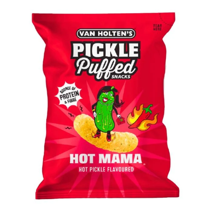 Van Holten's Pickle Puffed Snacks Hot Mama (90g)