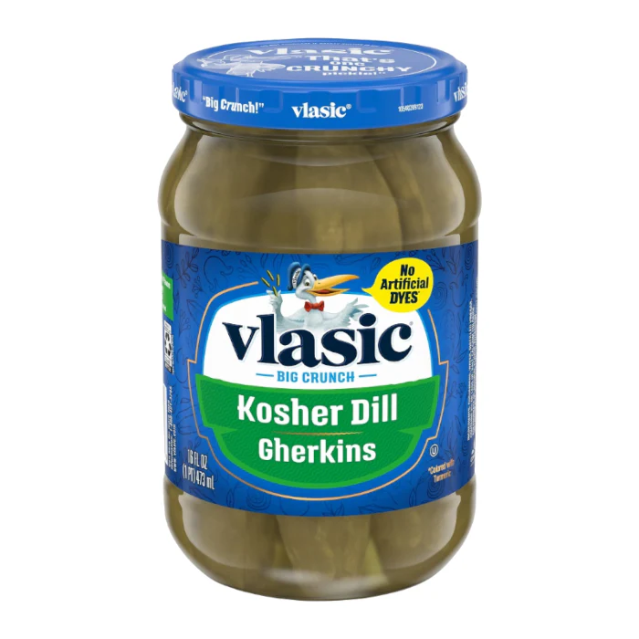 Vlasic Kosher Dill Gherkins (473ml)