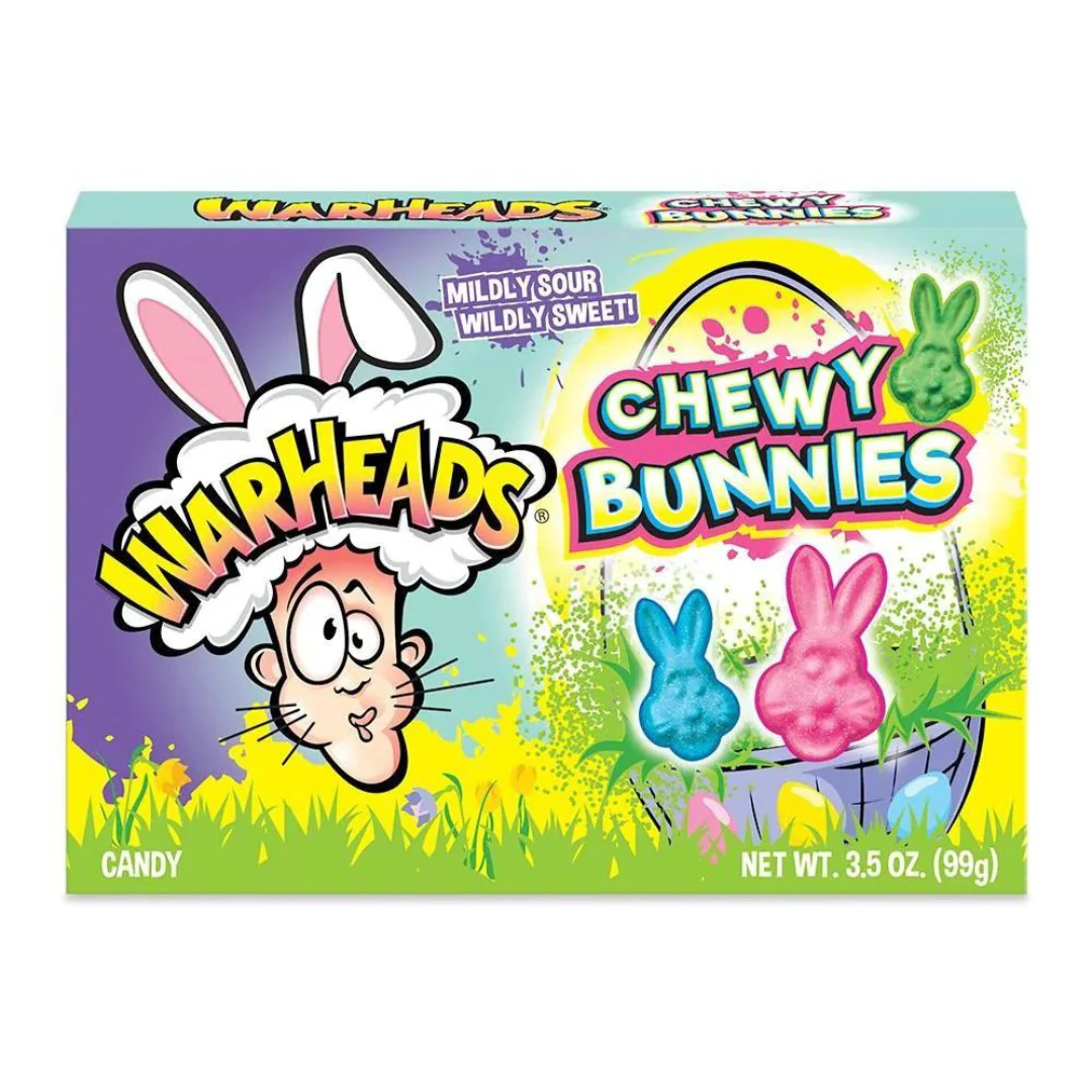 Warheads Easter Bunnies Theatre box (99g)