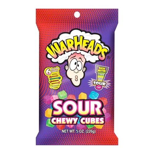 Warheads Extreme Sour Cubes (142g)