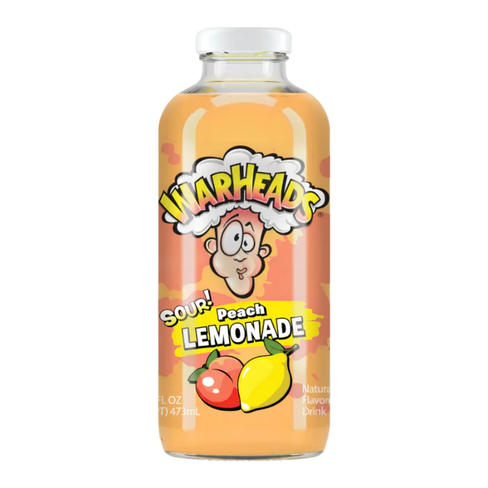 Warheads Sour Peach Lemonade (473ml)